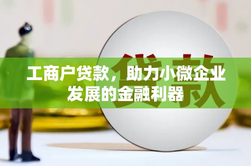 达茂旗工商户贷款，助力小微企业发展的金融利器