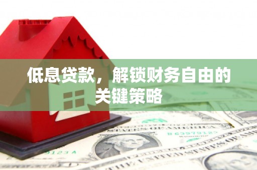 达茂旗低息贷款，解锁财务自由的关键策略