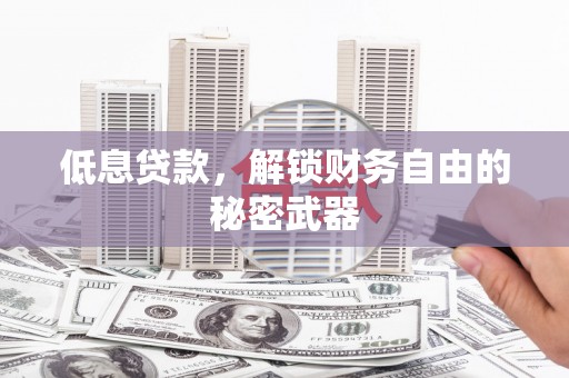 达茂旗低息贷款，解锁财务自由的秘密武器
