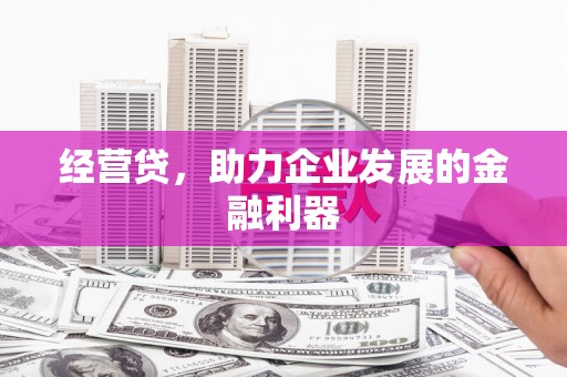 达茂旗经营贷，助力企业发展的金融利器
