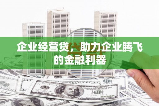 达茂旗企业经营贷，助力企业腾飞的金融利器