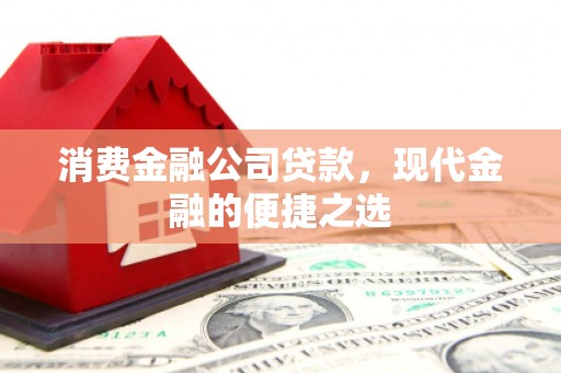 达茂旗消费金融公司贷款，现代金融的便捷之选
