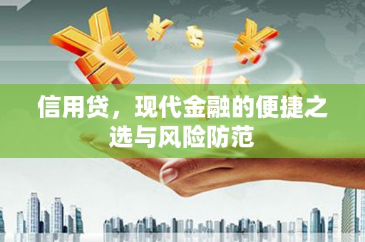 达茂旗信用贷，现代金融的便捷之选与风险防范