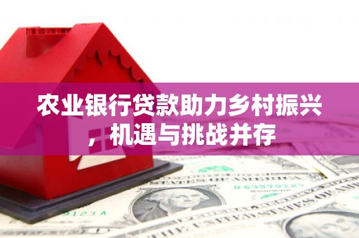 达茂旗农业银行贷款助力乡村振兴，机遇与挑战并存