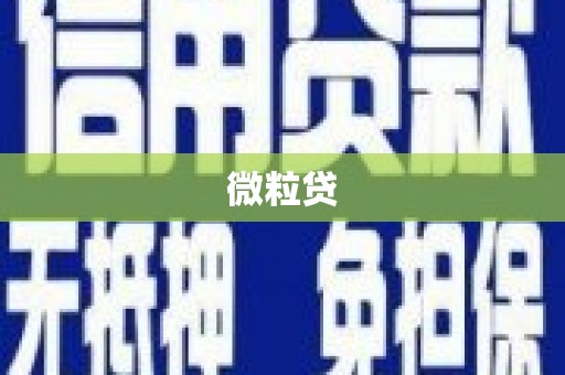 达茂旗微粒贷