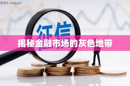 达茂旗揭秘金融市场的灰色地带